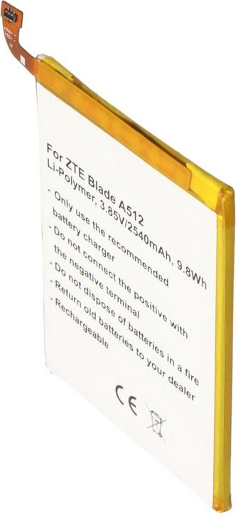 Image du produit AccuCell Batterie ZTE BA910 Batterie Blade A910, Blade A910 Dual