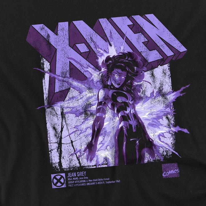 Actual product image Unisex Adult X-Men Jean Grey Infographic T-Shirt (XL)