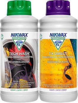 Nikwax Set Tech Wash & TX.Direct Wash-In 2 x 1 litro (10 Cicli di lavaggio, Liquida)