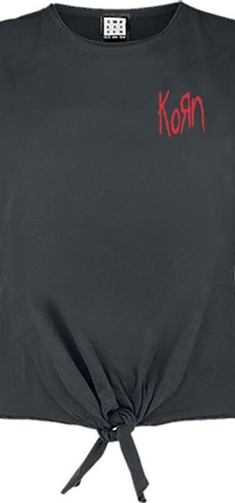 Actual product image Amplified Womens/Ladies Lineart Issues Korn Sleeveless T-Shirt (XS)