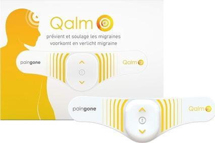 Produktbild Paingone Qalm|Verlicht en voorkomt migraine|verlichting van migraine, behandelen van migraine, migrainepleist