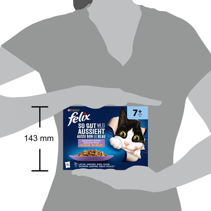 Produktbild Felix Gemischte Vielfalt (Adult, Senior, 12 Stk., 1020 g)