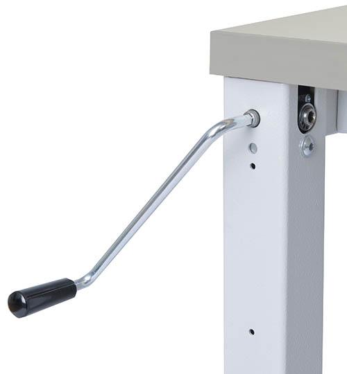 Actual product image Bedrunka & hirth Table workergo 4-leg with crank adjustment (Metal)