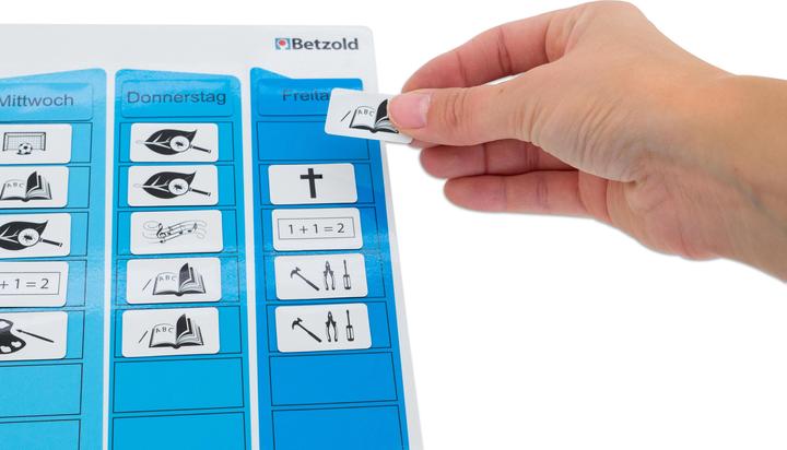 Produktbild Betzold Immerwährender Stundenplan (A4, Deutsch, Französisch, Englisch)
