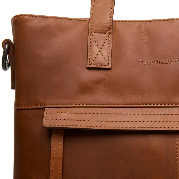 Immagine prodotto The Chesterfield Brand Borsa a tracolla Nunavik in pelle con scomparto per laptop da 33 cm (11 l)