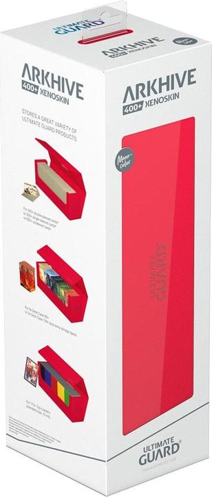 Produktbild Ultimate Guard Kartenbox XenoSkin Arkhive Monocolor 400+ Rot