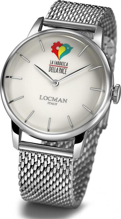 Produktbild Locman Italy Herrenuhr 1960 La Fabbrica Della Pace Ref. 0251 (Analoguhr, 41 mm)