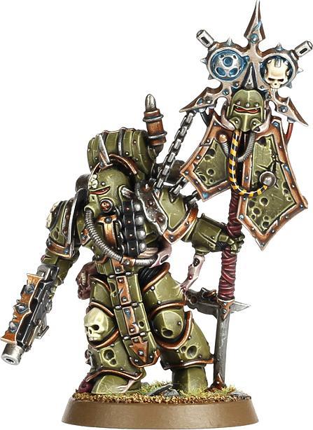 Actual product image Games Workshop Plague Marine Icon Bearer
