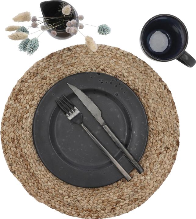 Actual product image Södahl Placemat Its all Ø 35 cm, Light brown (1 x, 35 x 35 cm)
