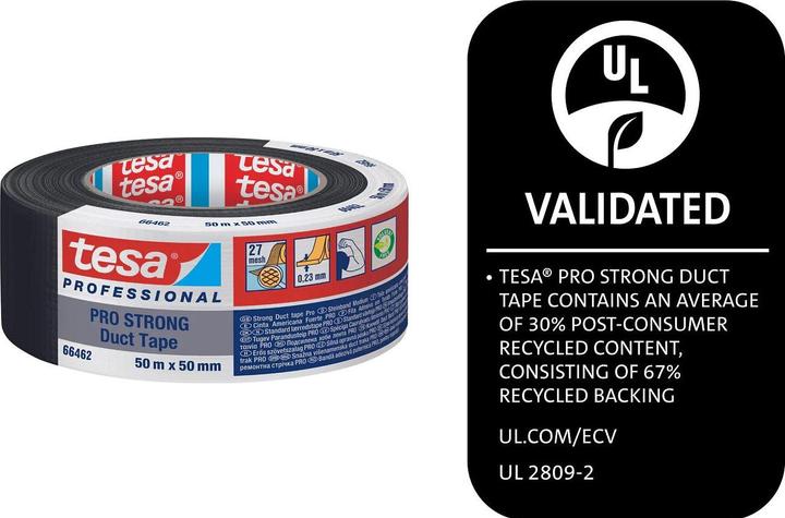 Produktbild tesa Betonband Eco Pro Strong Duct Tape 38 mm 50 m (38 mm)