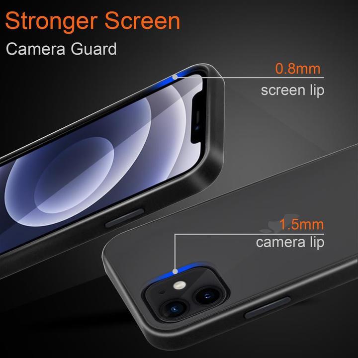 Produktbild Cadorabo Hybrid Matt Cover (Apple iPhone 12 mini)