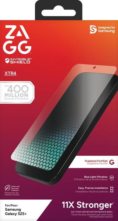 Image du produit Zagg Glass XTR4 (1 pièce(s), Samsung Galaxy S25+)
