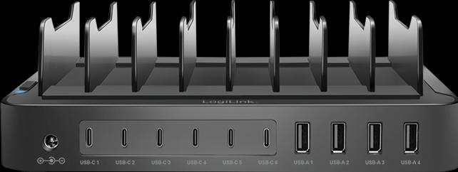 Produktbild LogiLink USB-C Ladestation (120 W)