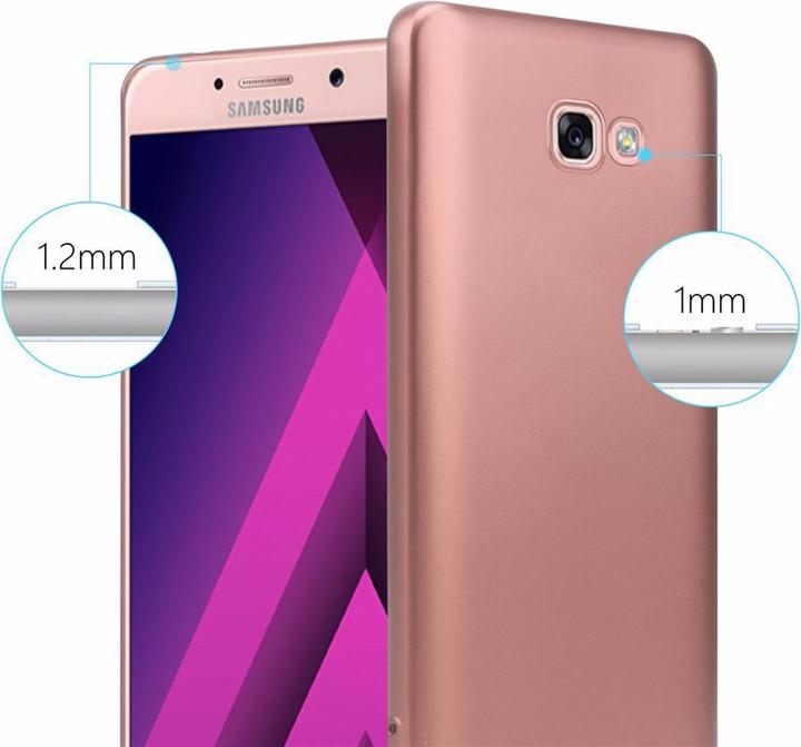 Actual product image Cadorabo TPU Matt Metallic Cover (Samsung Galaxy A7 (2017))