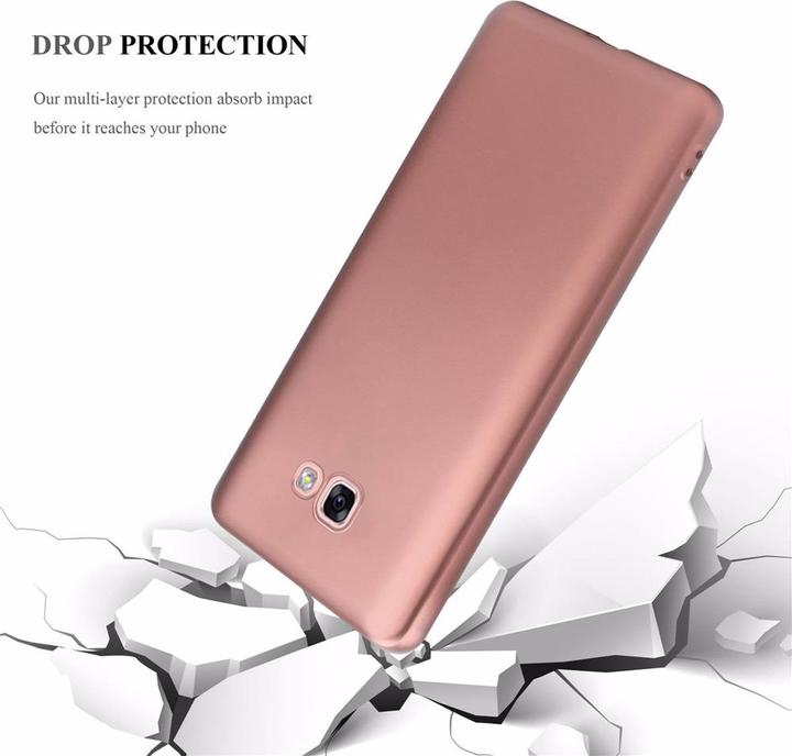 Actual product image Cadorabo TPU Matt Metallic Cover (Samsung Galaxy A7 (2017))