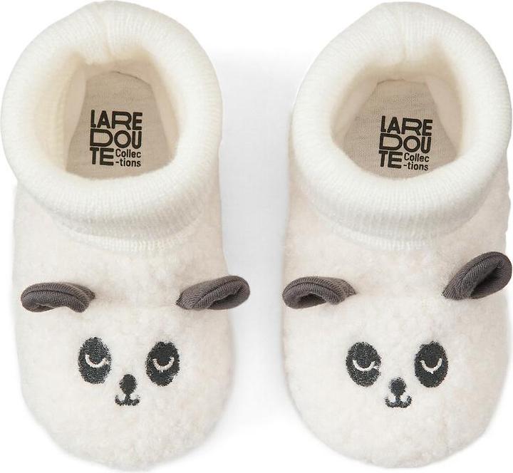 Actual product image La Redoute Collections Panda fleece baby shoes (16, 17)