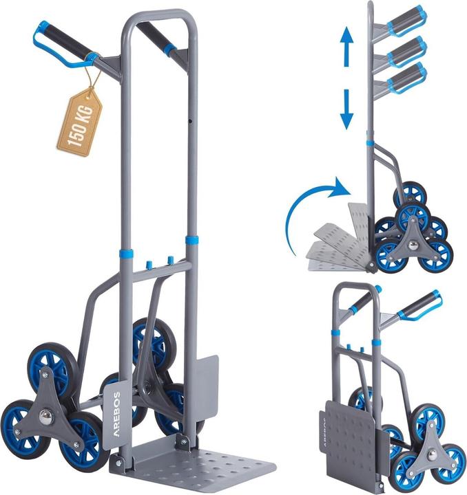 Arebos Treppenkarre (150 kg)