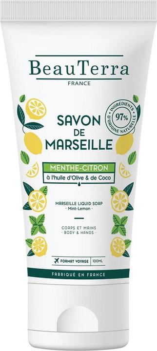 BeauTerra Flüssigseife Marseille Minze-Zitrone Fl 100 ml (Flüssigseife, 100 ml)