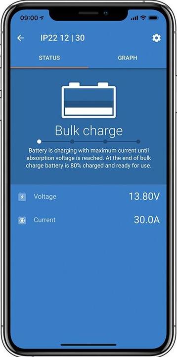 Immagine prodotto Victron Energy Caricabatterie Blue Smart IP22 24/16 (3) (con Bluetooth) (24V, 16 A)