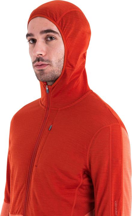 Immagine prodotto Icebreaker Merino 200 Realfleece Descender L/S Felpa con zip e cappuccio (M)