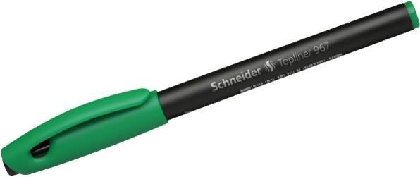 Actual product image Schneider Fineliner Topliner 967 (Green, 1 x)