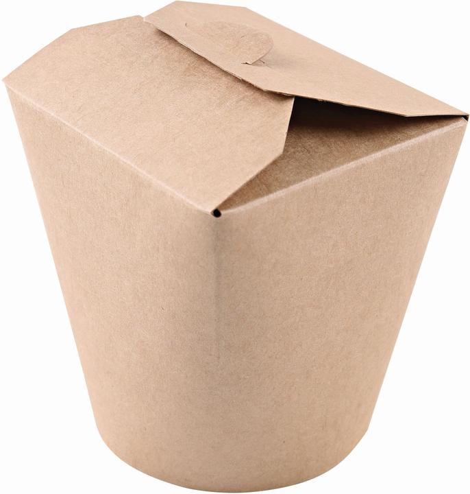 Produktbild Naturestar Foodboxen Bio Asia 800ml 100x90x108mm Kraftpapier/PLA braun VE=50 Stück (50 x)