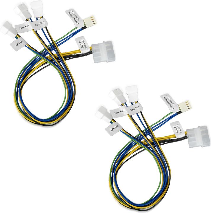 Actual product image Akasa PWM splitter cable (3 Fan)
