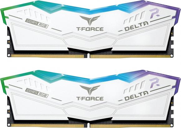 Image du produit Team Group DELTA RGB DDR5 Module mémoire GB ECC (2 x 16GB, 6000 MHz, RAM DDR5, DIMM)