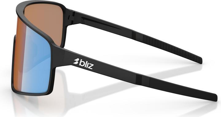 Actual product image Bliz P001S (Nano Optics Nordic Ligh Coral - Orange w blue multi, Matt Black)