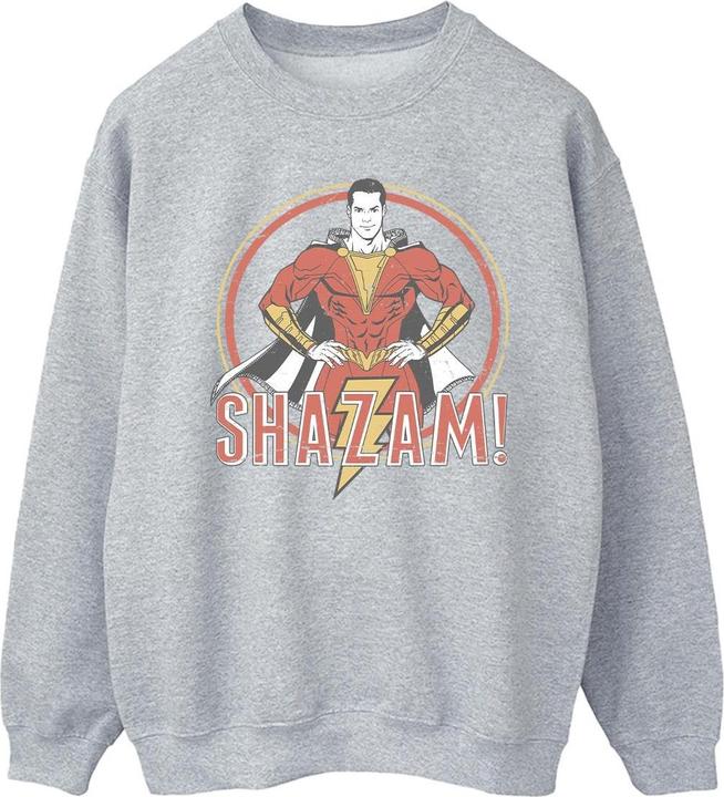 Image du produit - Sweat SHAZAM RETRO CIRCLE DISTRESSED - Homme (L)