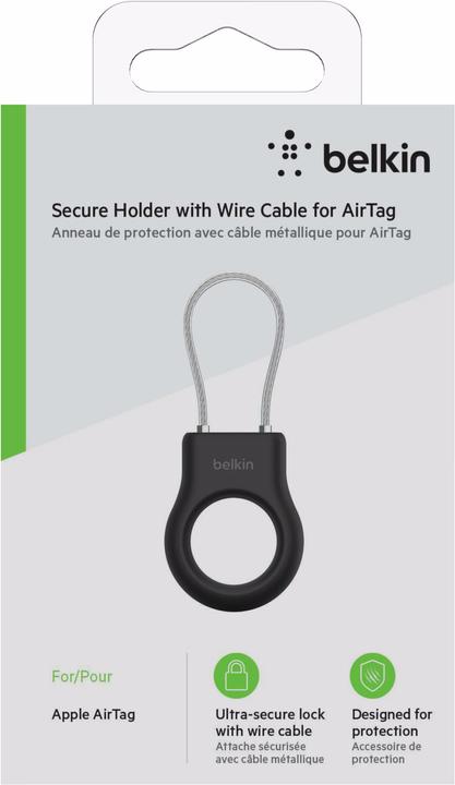 Actual product image Belkin AirTag Anhänger mit Drahtseil