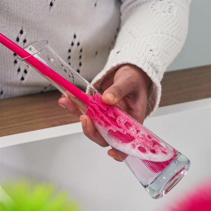 Produktbild Kochblume Flaschenbürste Slim pink