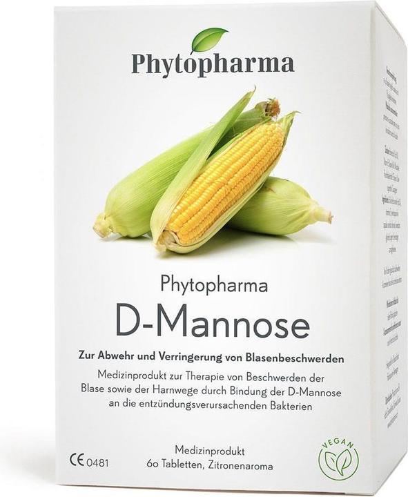 Immagine prodotto Phytopharma DMannosio puro 1000mg (60 Pezzo/i, 401.38 ml, 121 g)