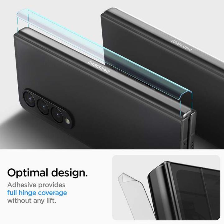 Produktbild Spigen Screen Protector GLAS.tR Full Cover Glass + Hinge Film (1 Stück, Samsung Galaxy Z Fold4)