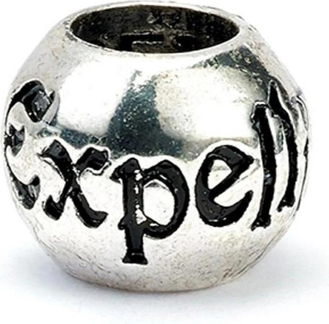 Actual product image Charm beads magic words (4Pack) (100% metal)
