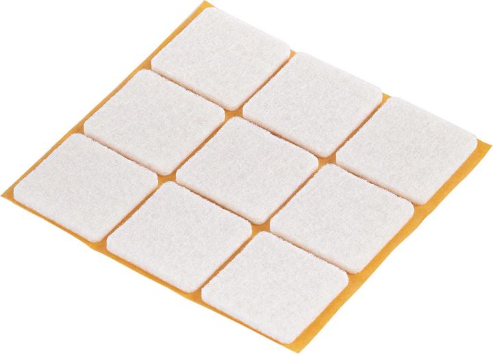 Immagine prodotto Fix-o-moll Piedini in feltro 3 mm / 25 x 25 mm 9 x (Alianti in feltro, 9 Pezzo/i)