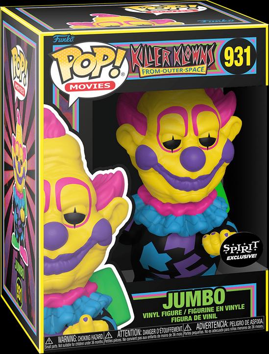 Image du produit Funko POP! Les Clowns Tueurs Venus d'Ailleurs Jumbo Lumière Noire