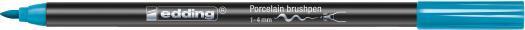 Produktbild Edding Porzellanmalstift Brushpen (Hellblau, 4 mm, 1 x)
