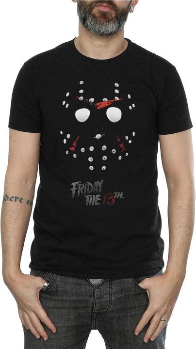Produktbild Absolute Cult Jason Hockey Mask TShirt (S)