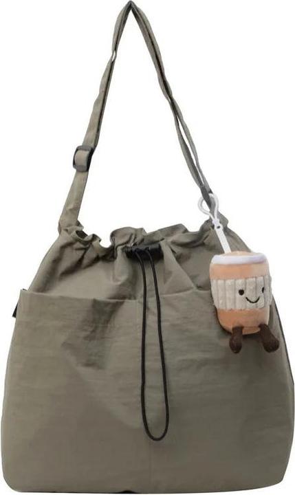 Only-Bags.Store Nylon Umhängetasche Leichtgewichtige Tasche Grosse Kapazität Pendler Tote Tasche Crossbody Tasche