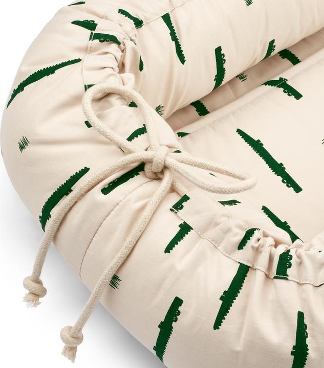 Actual product image Liewood Gro baby nest Carlos crocodile
