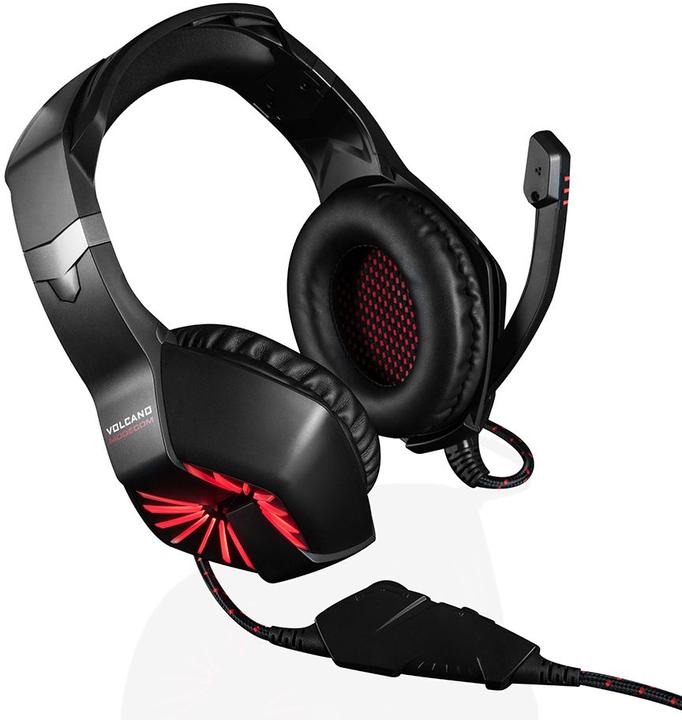 Actual product image Modecom VOLCANO MC-839 SWORD Headset Wired Head-band Gaming Black (Cable)