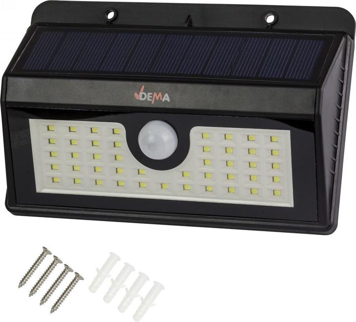 Immagine prodotto Dema LED Sensor-Leuchte Akku Solar Bewegungsmelder Aussenleuchte Solarleuchte 300 lm (300 lm)