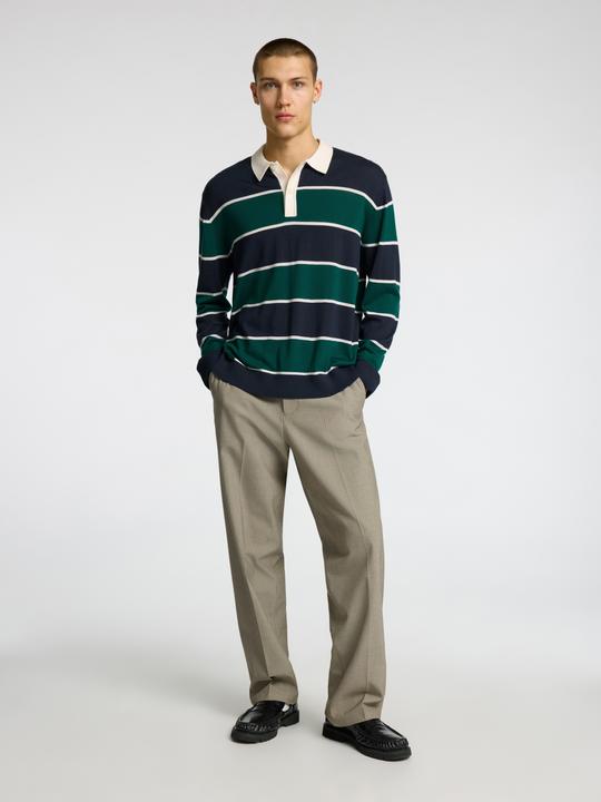 Actual product image Selected Homme 100% Merinowoll Langarm-Poloshirt (XXL)