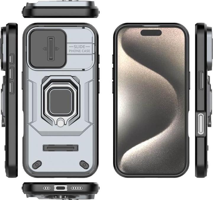 Immagine prodotto Cover-Discount iPhone 16 Pro - Custodia Armor con cavalletto (Apple iPhone 16 Pro)