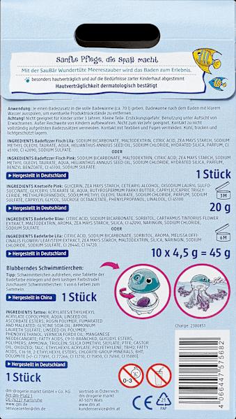 Actual product image dm SauBär Sea magic (Bath truffles, Bubble bath)