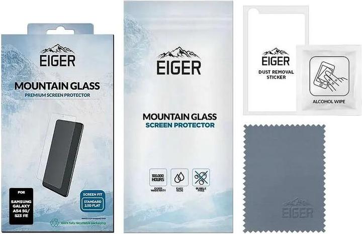Image du produit Eiger Mountain Glass Clear (1 pièce(s), Samsung Galaxy A54 5G, Samsung Galaxy S23 FE)