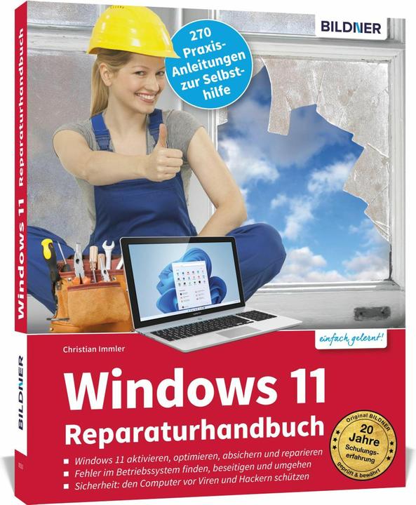 Produktbild Windows 11 Reparaturhandbuch (Deutsch, Christian Immler, 2022)