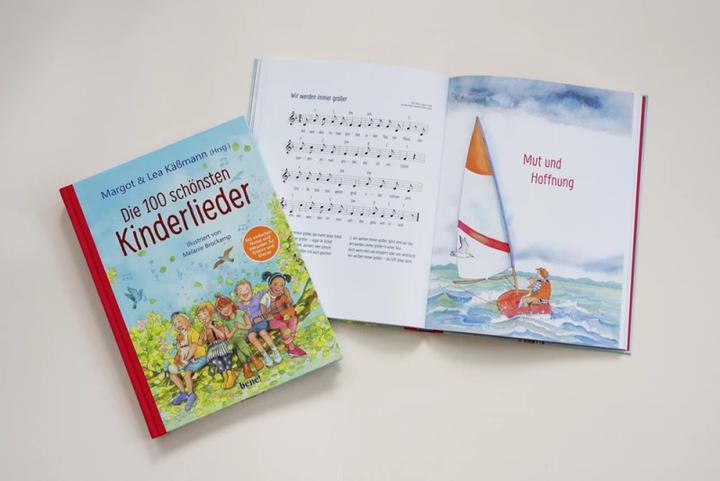 Produktbild Die 100 schönsten Kinderlieder - Mit einfachen Noten und Akkorden für Gitarre und Klavier (Deutsch, Lea Kmann Margot Kmann, 2021)