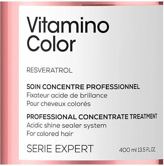 Produktbild L'Oréal Professionnel Série Expert Vitamino Color - Professional Concentrate Treatment (400 ml, Flüssiges Shampoo)